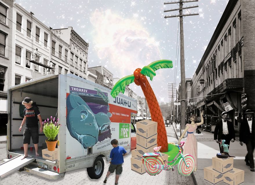 Elenore's Adventures In A World Of Collages