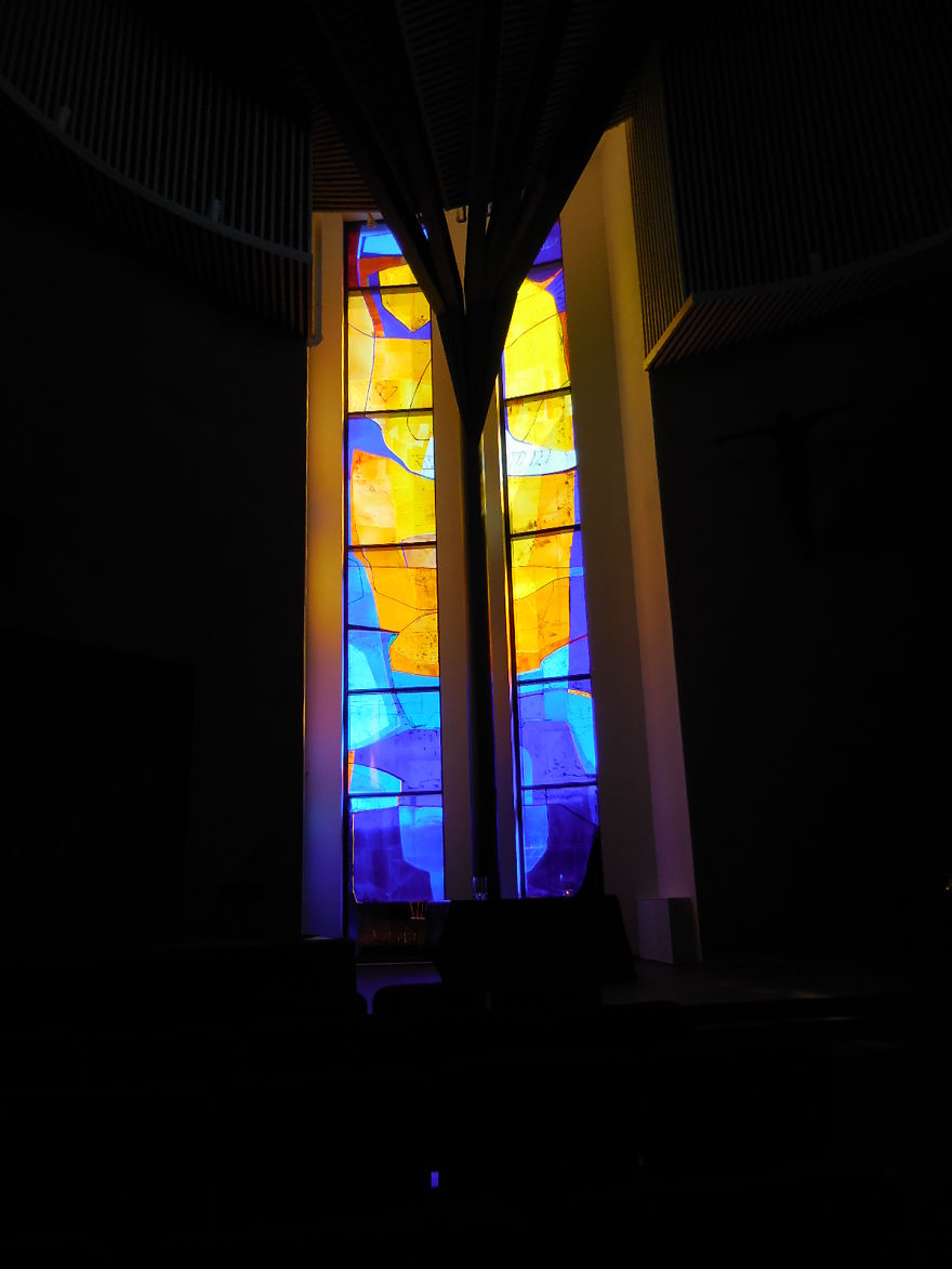 Church Window In Geilo