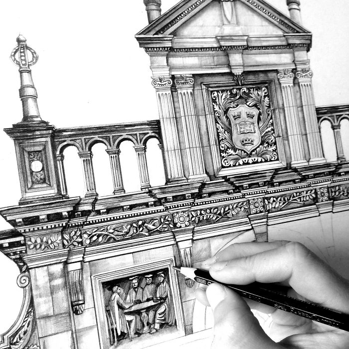 Design Is In The Details: My Photorealistic Drawings Of Famous European Buildings
