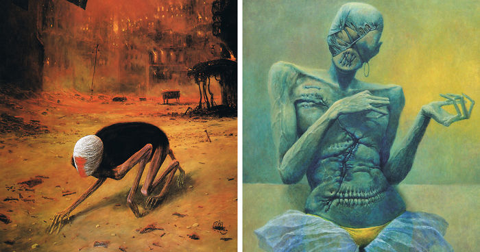 Polish Artist’s Collection Of Surreal Paintings And The Story Of His Life