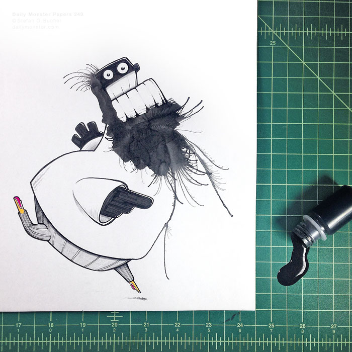 random-ink-blots-monster-drawings-stefan-bucher-11 random-ink-blots-monster-drawings-stefan-bucher-11