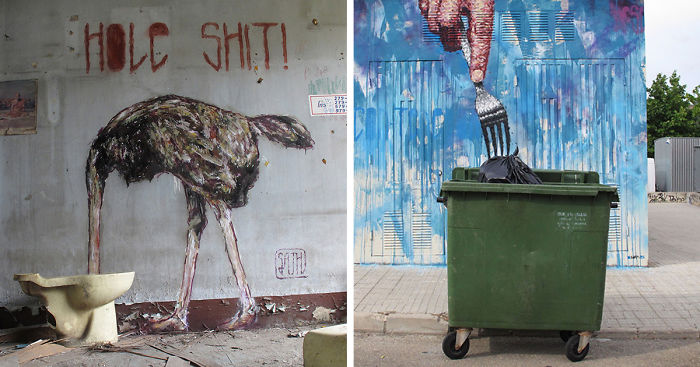 Urban Interventions: I Create Street Art That Interacts With Its Surroundings