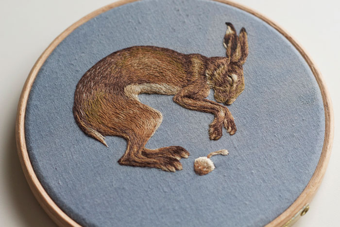 New Embroidered Animals By Chloe Giordano
