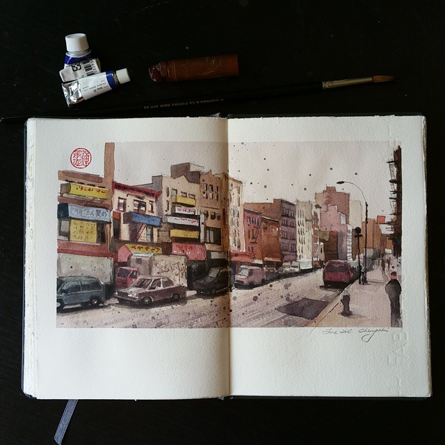 watercolor-painting-dream-road-trip-lian-cherng-zhi-10