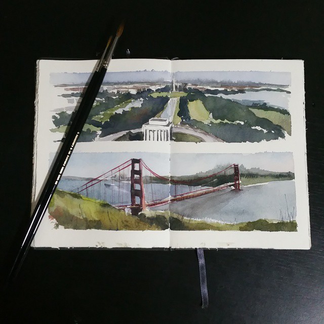 watercolor-painting-dream-road-trip-lian-cherng-zhi-19 watercolor-painting-dream-road-trip-lian-cherng-zhi-19