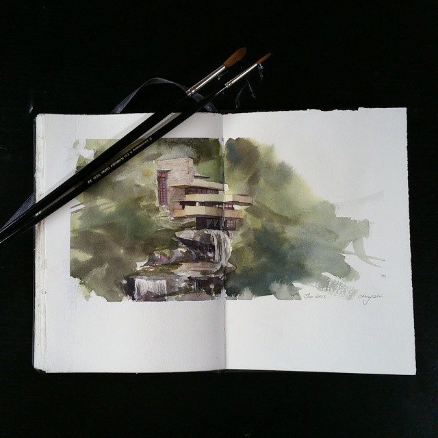 watercolor-painting-dream-road-trip-lian-cherng-zhi-8