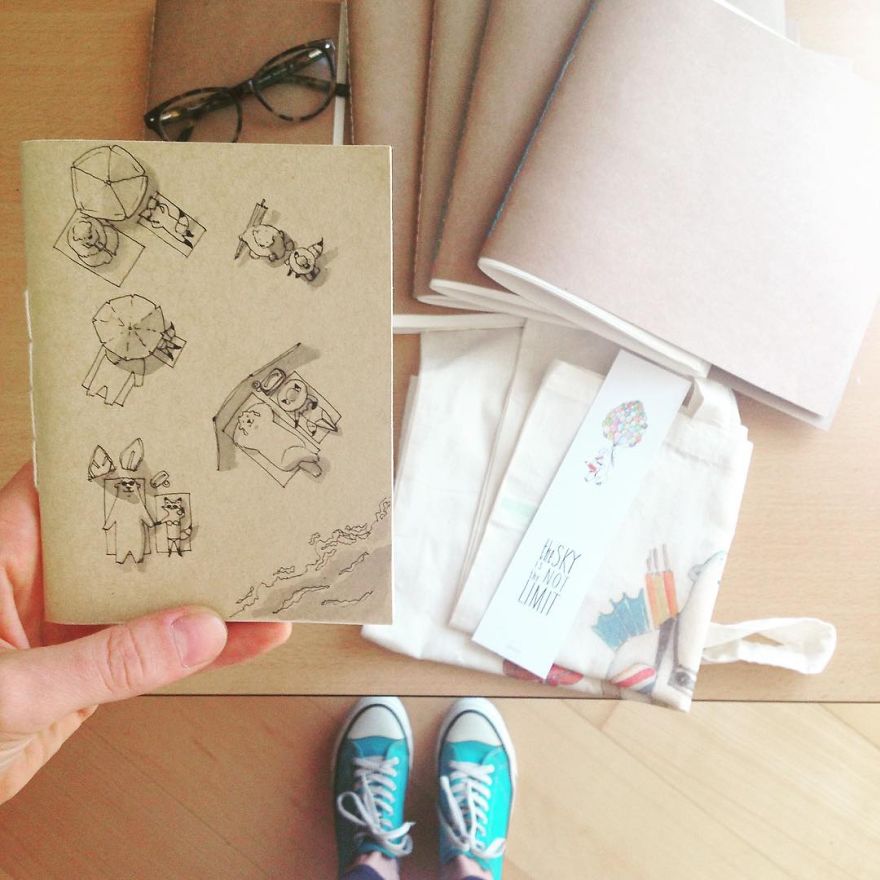 Portuguese Architect, Ballet Teacher And Illustrator Captures Her Life From Above