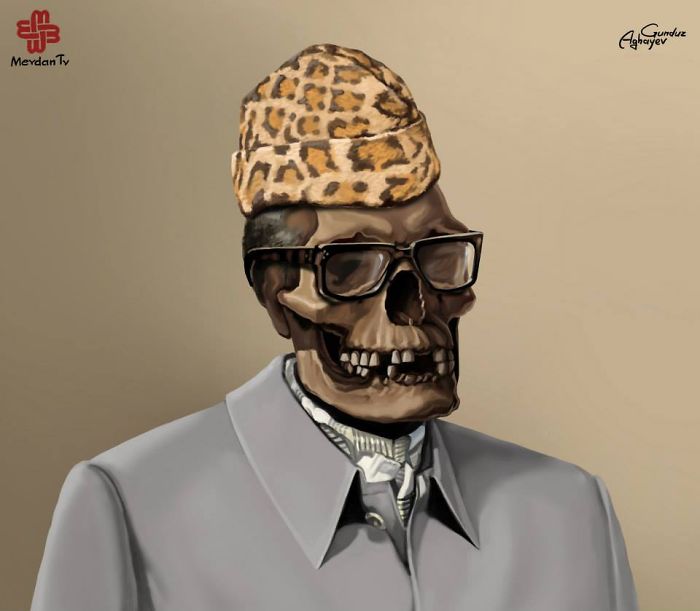 Just Leaders: Creepy Illustrations Of Notorious Leaders By Gunduz Agayev