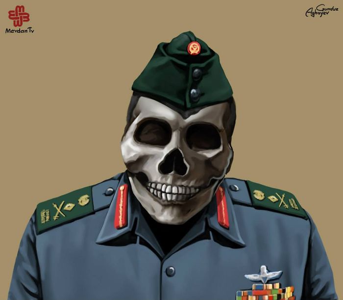 Just Leaders: Creepy Illustrations Of Notorious Leaders By Gunduz Agayev