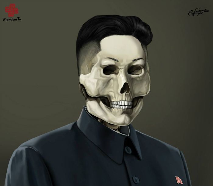 Just Leaders: Creepy Illustrations Of Notorious Leaders By Gunduz Agayev