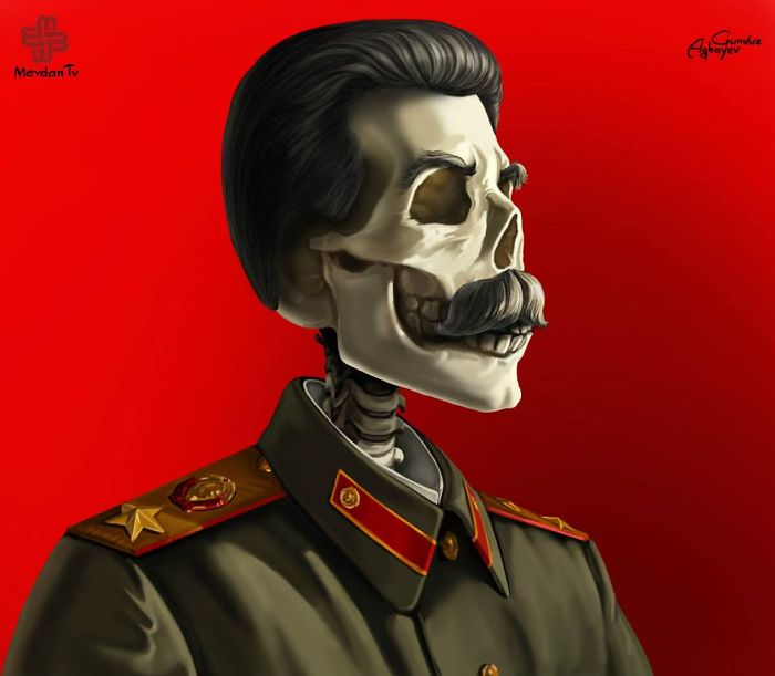 Just Leaders: Creepy Illustrations Of Notorious Leaders By Gunduz Agayev Just Leaders: Creepy Illustrations Of Notorious Leaders By Gunduz Agayev