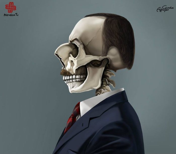 Just Leaders: Creepy Illustrations Of Notorious Leaders By Gunduz Agayev Just Leaders: Creepy Illustrations Of Notorious Leaders By Gunduz Agayev