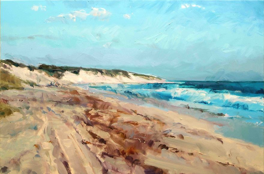 Australia's Beauty In Oil Paintings