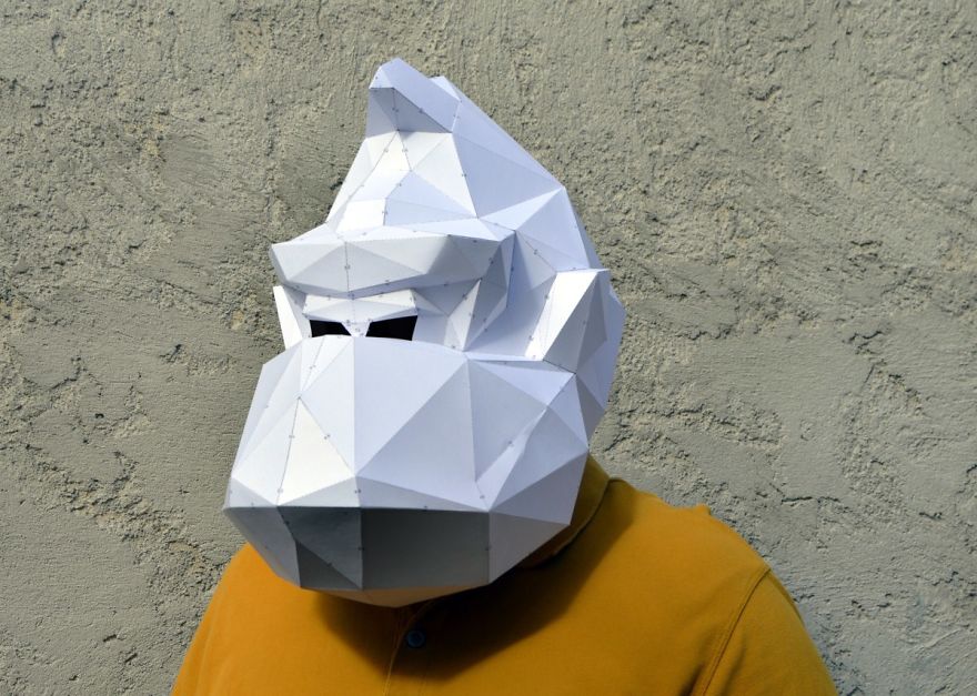 Make Your Own Geometric Animal Mask Make Your Own Geometric Animal Mask