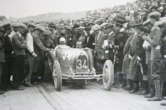 Eliska Junkova: Czech Automobile Racer In Her Bugatti. One Of The Greatest Grand Prix Drivers.