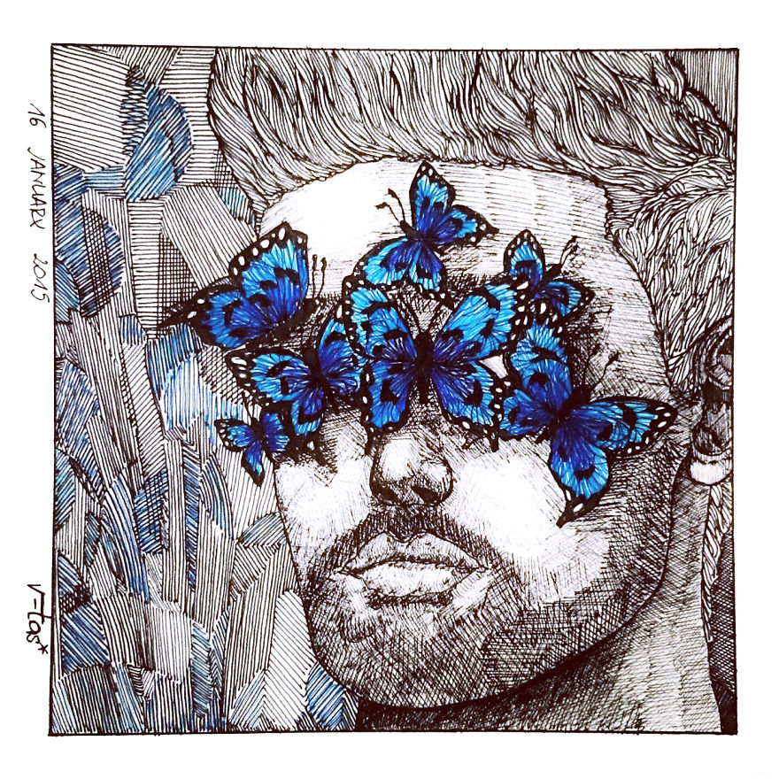 The Power Of Simple Lines: Intricate Drawings By Self-taught Lithuanian Artist The Power Of Simple Lines: Intricate Drawings By Self-taught Lithuanian Artist