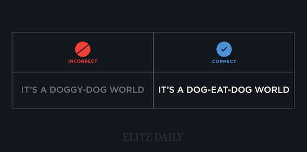 It’s A Dog-eat-dog World