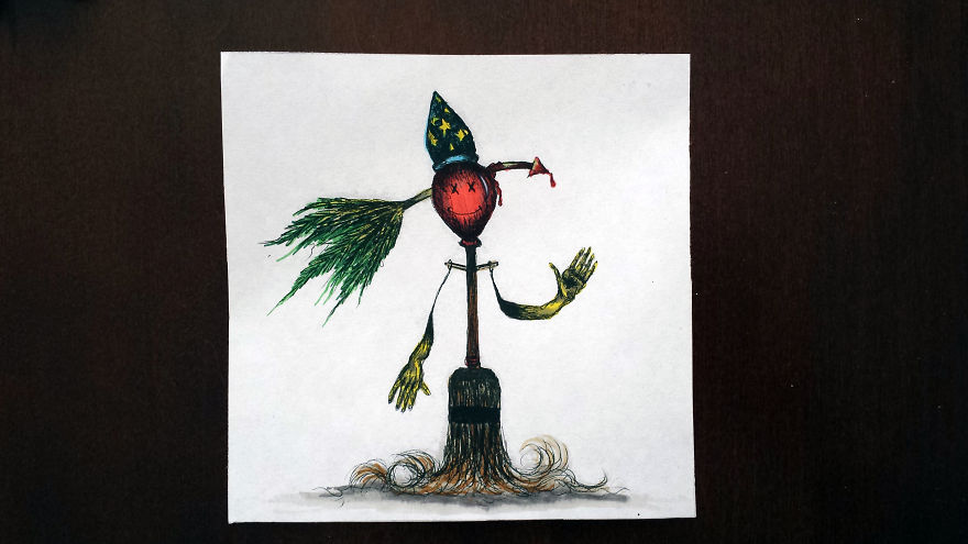 I Suffer From Anxiety And Nightmares, Drawing Monsters From My Dreams Helps Me Escape Them I Suffer From Anxiety And Nightmares, Drawing Monsters From My Dreams Helps Me Escape Them