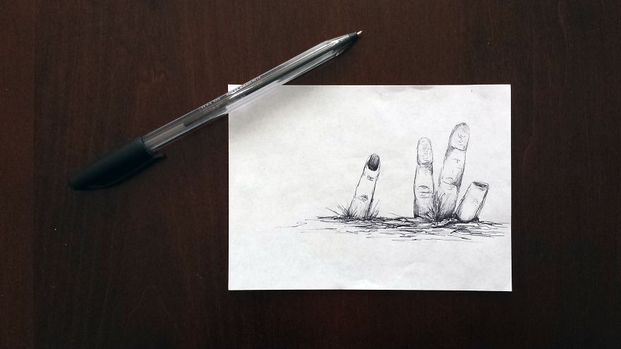 I Suffer From Anxiety And Nightmares, Drawing Monsters From My Dreams Helps Me Escape Them