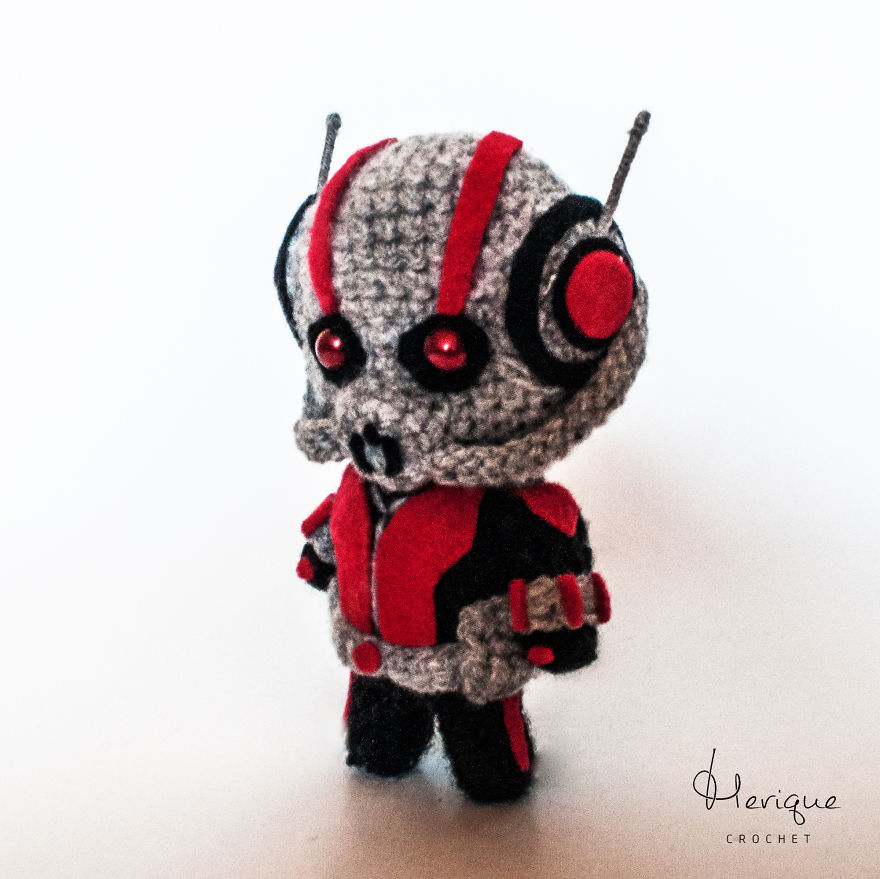 I Made A Cute Little Crochet Ant-man
