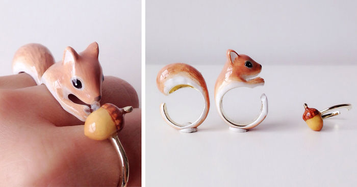 Rings Become Animals When 3 Pieces Are Put Together