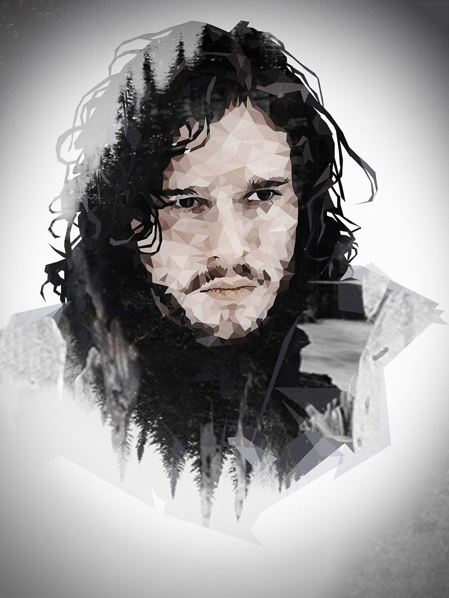 I Digitally Draw Portraits Of Celebrities And Movie Stars