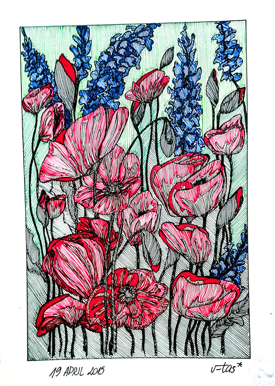 The Power Of Simple Lines: Intricate Drawings By Self-taught Lithuanian Artist The Power Of Simple Lines: Intricate Drawings By Self-taught Lithuanian Artist