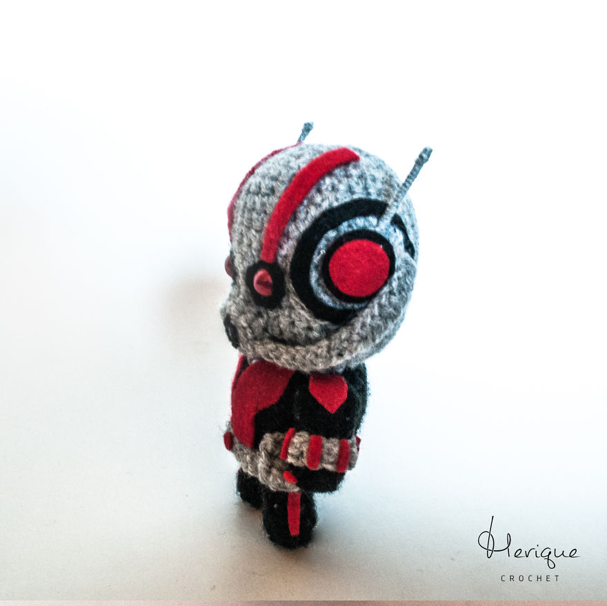 I Made A Cute Little Crochet Ant-man