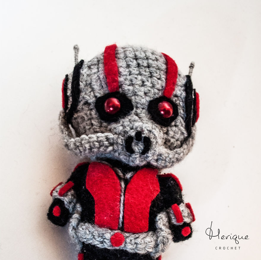 I Made A Cute Little Crochet Ant-man
