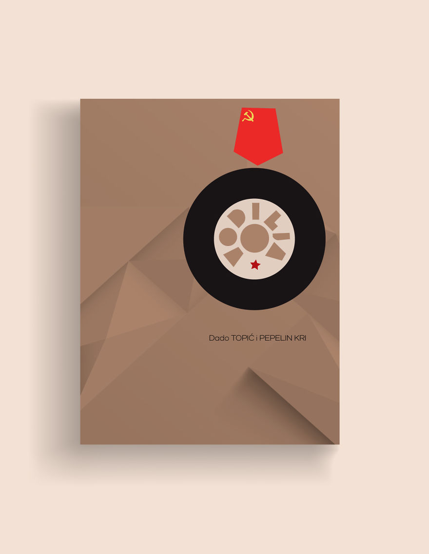 Redesign Of The Yugoslavian Vinyl Records