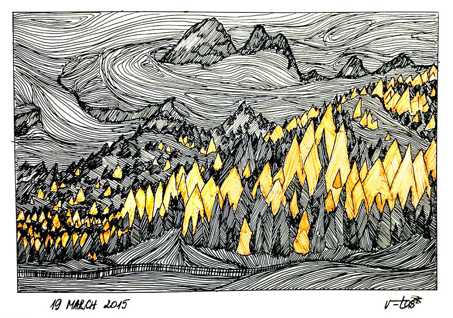 The Power Of Simple Lines: Intricate Drawings By Self-taught Lithuanian Artist The Power Of Simple Lines: Intricate Drawings By Self-taught Lithuanian Artist