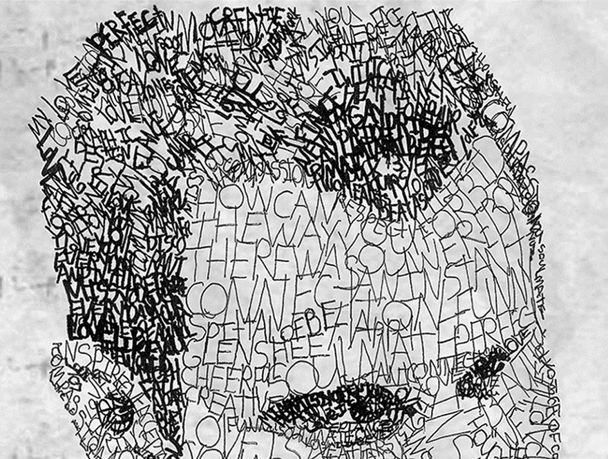 A Word Art Memorial Of A Loving Gay Couple And Their Tragic Fate