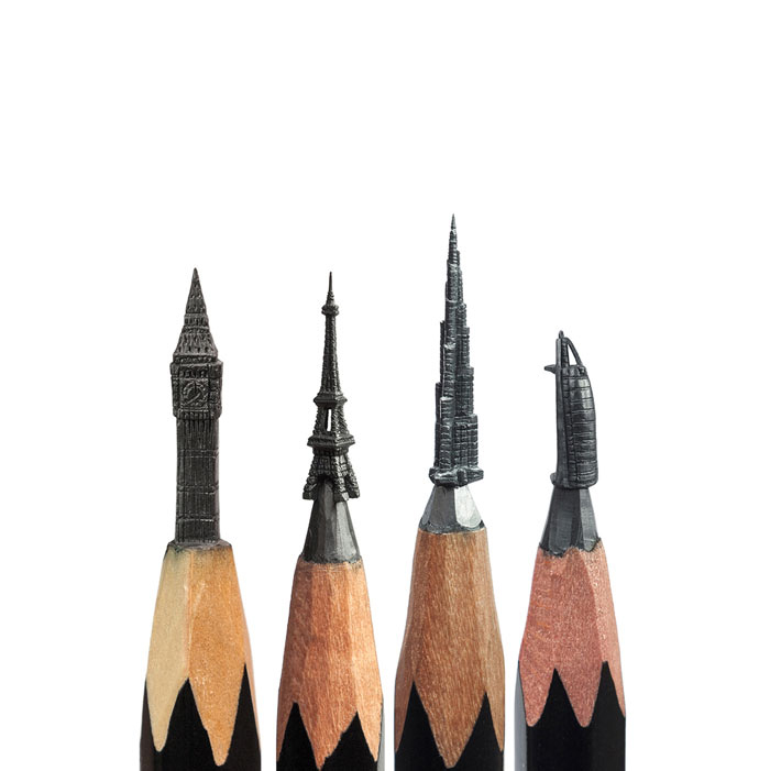 I Turn Pencils Into Miniature Pop-Culture Sculptures