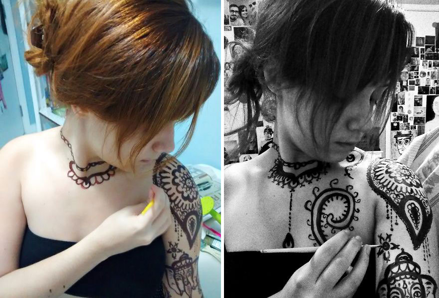 I Use My Own Body As A Canvas For My Art