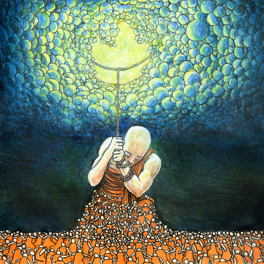 I Talk About Life By Drawing Buddha, Robots, & Outer Space I Talk About Life By Drawing Buddha, Robots, & Outer Space