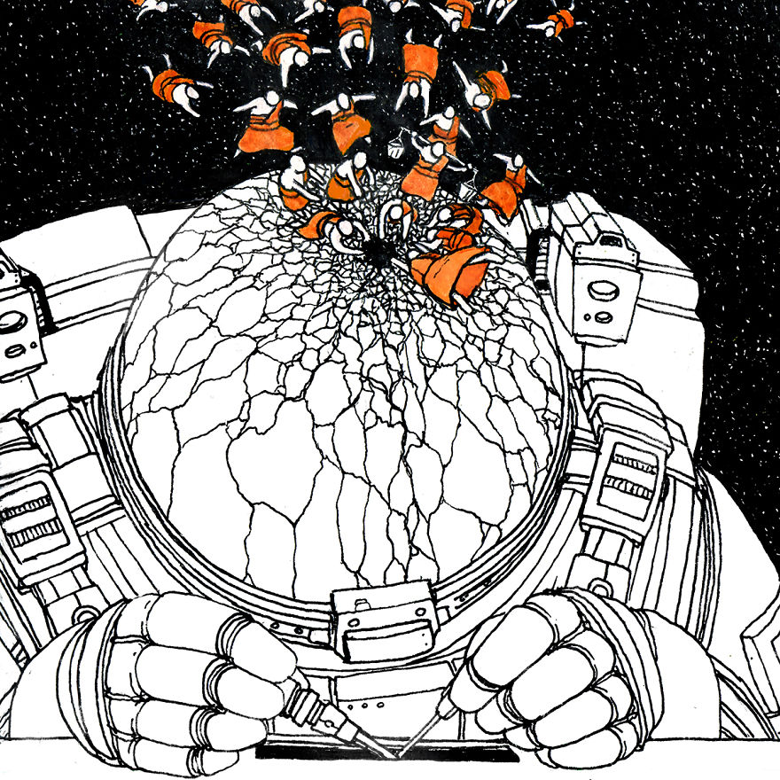 I Talk About Life By Drawing Buddha, Robots, & Outer Space I Talk About Life By Drawing Buddha, Robots, & Outer Space