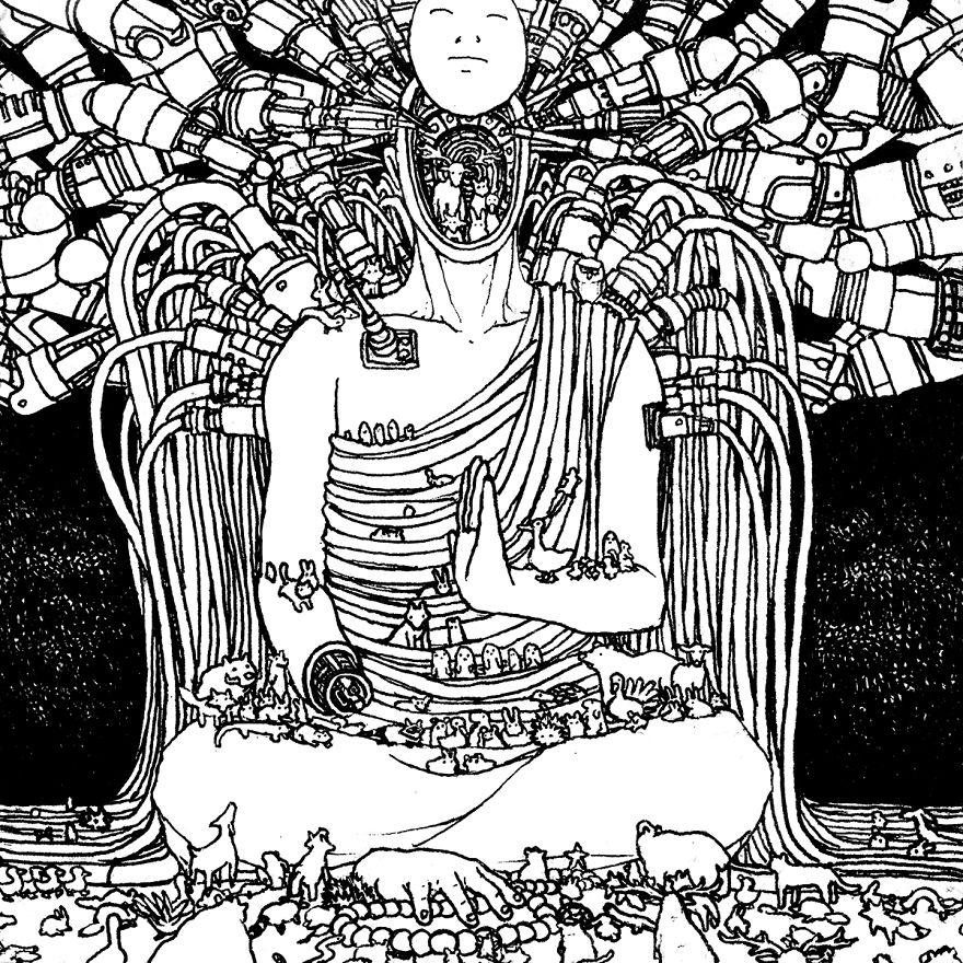 I Talk About Life By Drawing Buddha, Robots, & Outer Space I Talk About Life By Drawing Buddha, Robots, & Outer Space