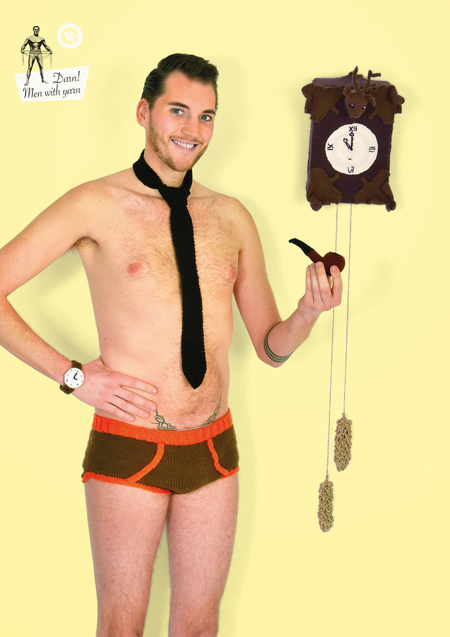 We Made A Sexy Men & Yarn Calendar In Response To Pinup Girls (Part 2)