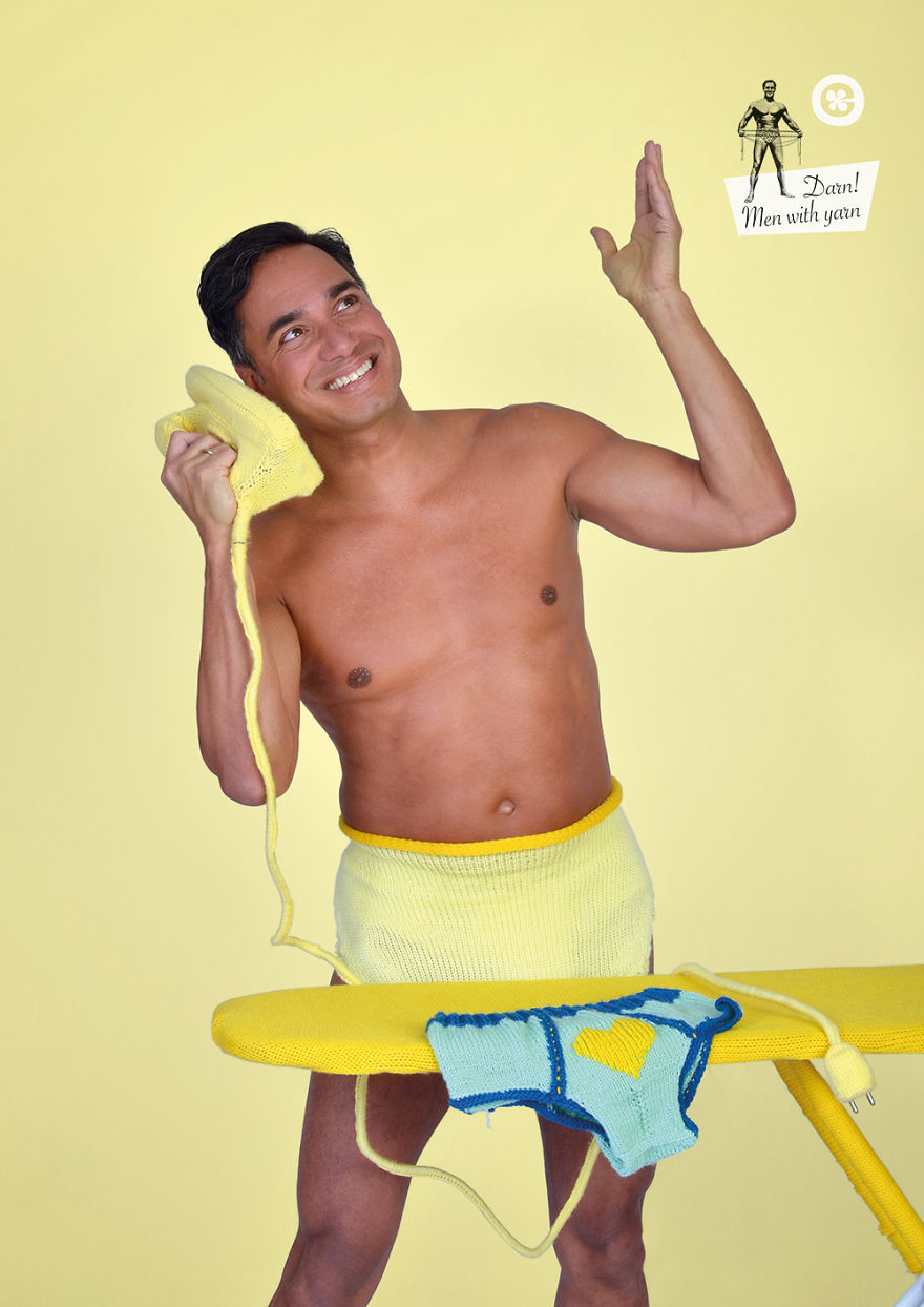 We Made A Sexy Men & Yarn Calendar In Response To Pinup Girls (Part 2) We Made A Sexy Men & Yarn Calendar In Response To Pinup Girls (Part 2)