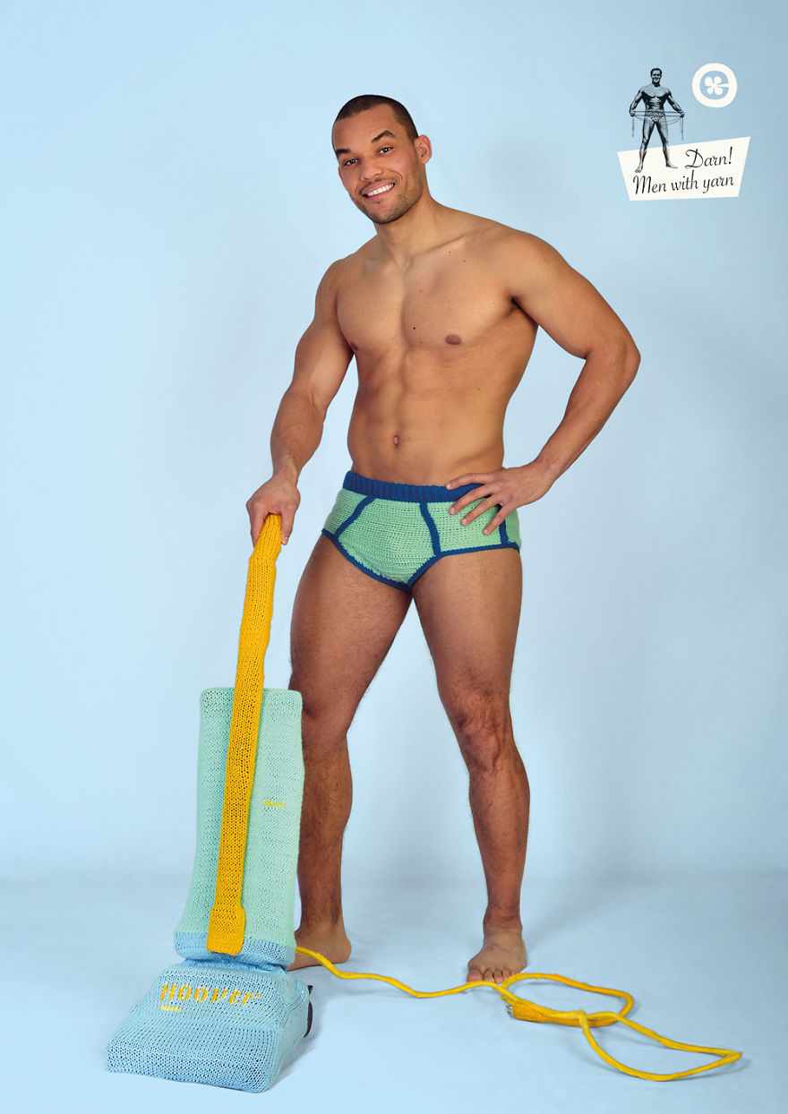We Made A Sexy Men & Yarn Calendar In Response To Pinup Girls (Part 2)