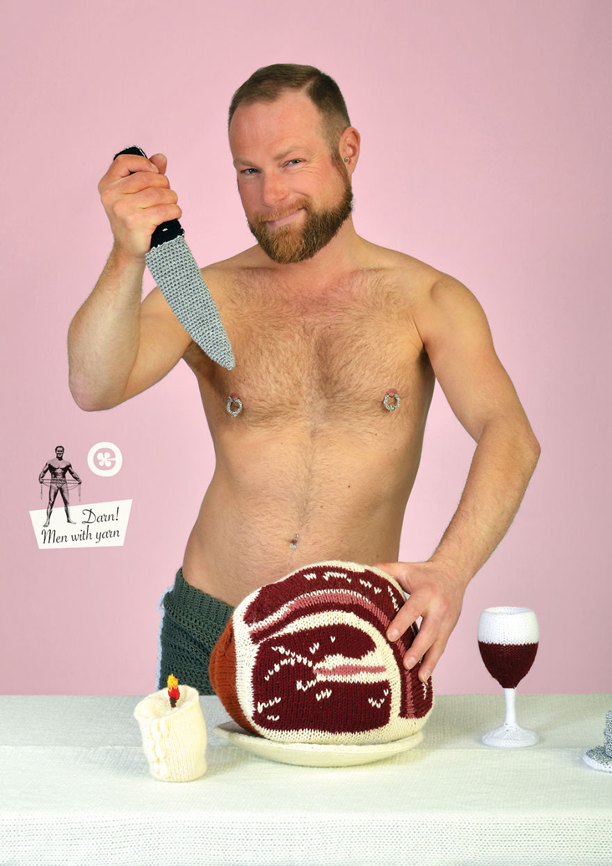 We Made A Sexy Men & Yarn Calendar In Response To Pinup Girls (Part 2) We Made A Sexy Men & Yarn Calendar In Response To Pinup Girls (Part 2)