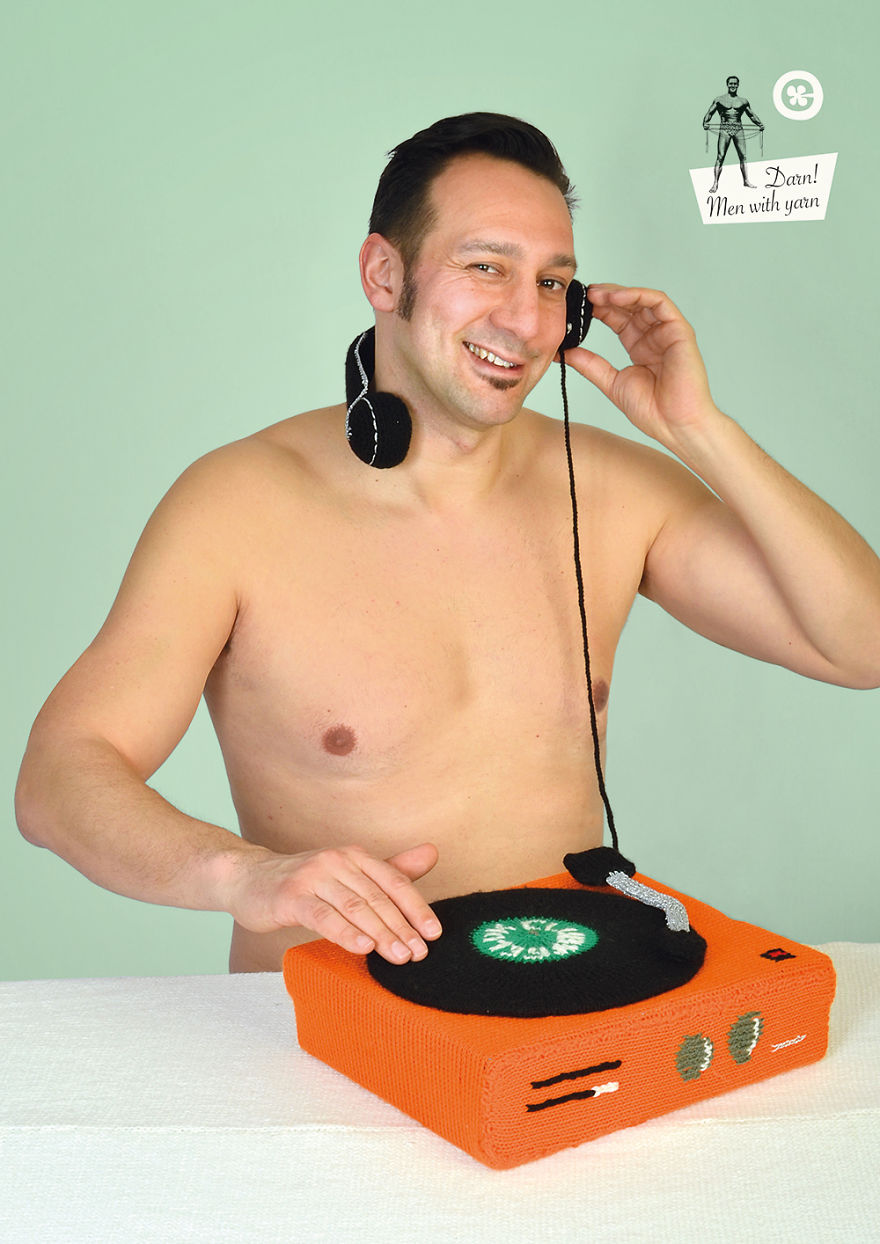 We Made A Sexy Men & Yarn Calendar In Response To Pinup Girls (Part 2)