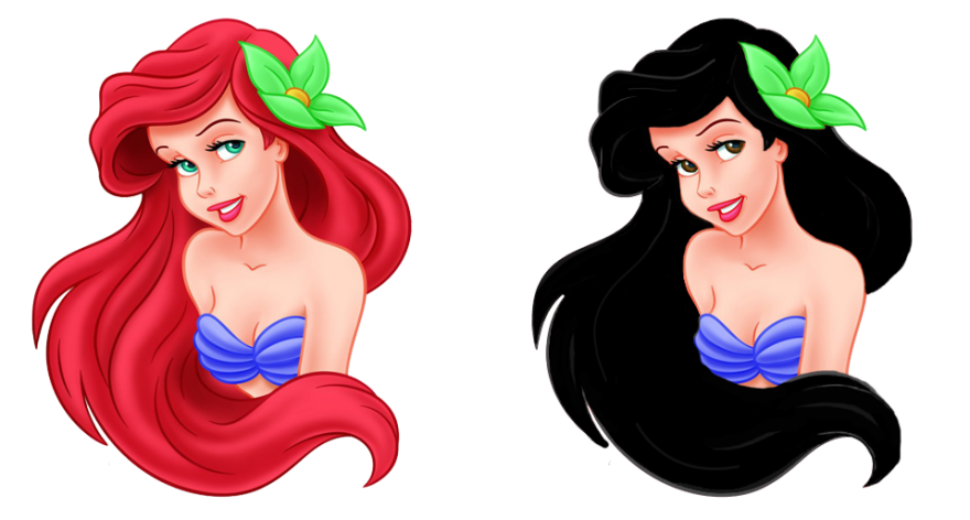 I Changed Disney Princesses' Hair And Eye Colors
