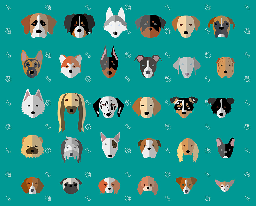 I Make Minimalist Illustrations Of Various Dog Breeds I Make Minimalist Illustrations Of Various Dog Breeds