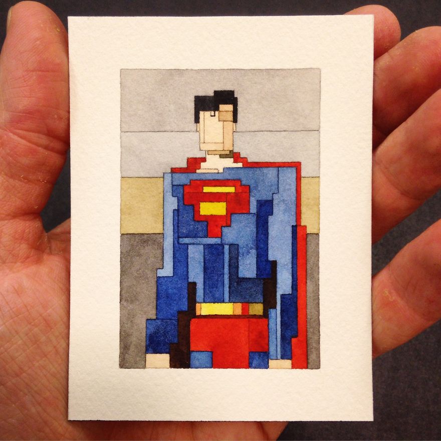 Elucidation: Pixelated Paintings At White Walls Gallery