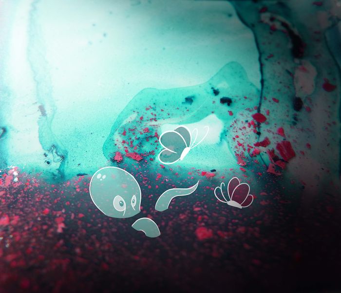 I Use Mixed Media To Experiment With Watercolor Paintings