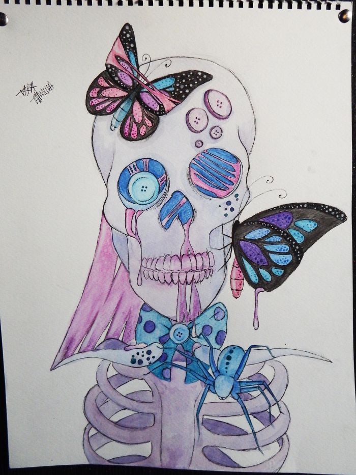 I Use Mixed Media To Experiment With Watercolor Paintings