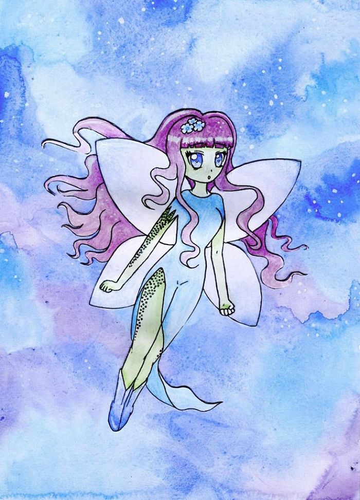 I Use Mixed Media To Experiment With Watercolor Paintings