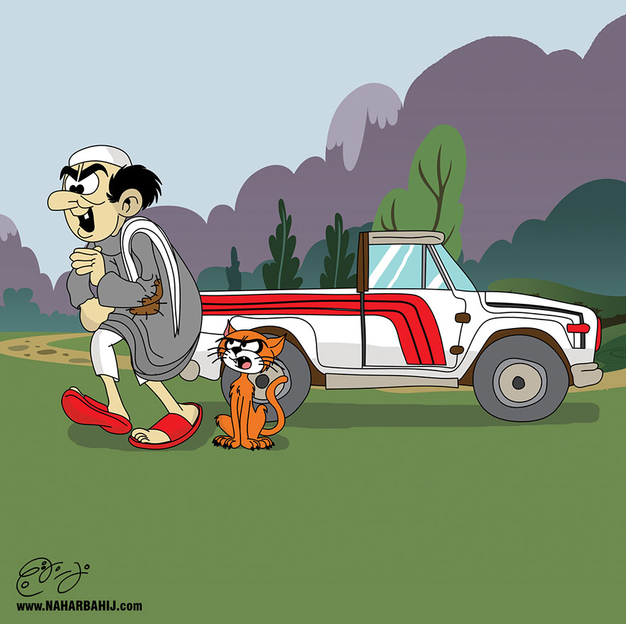 Famous Cartoon Characters With Arabian Twist