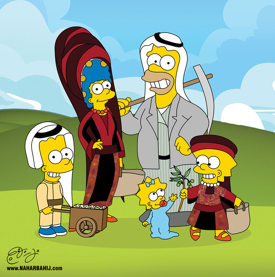 Famous Cartoon Characters With Arabian Twist